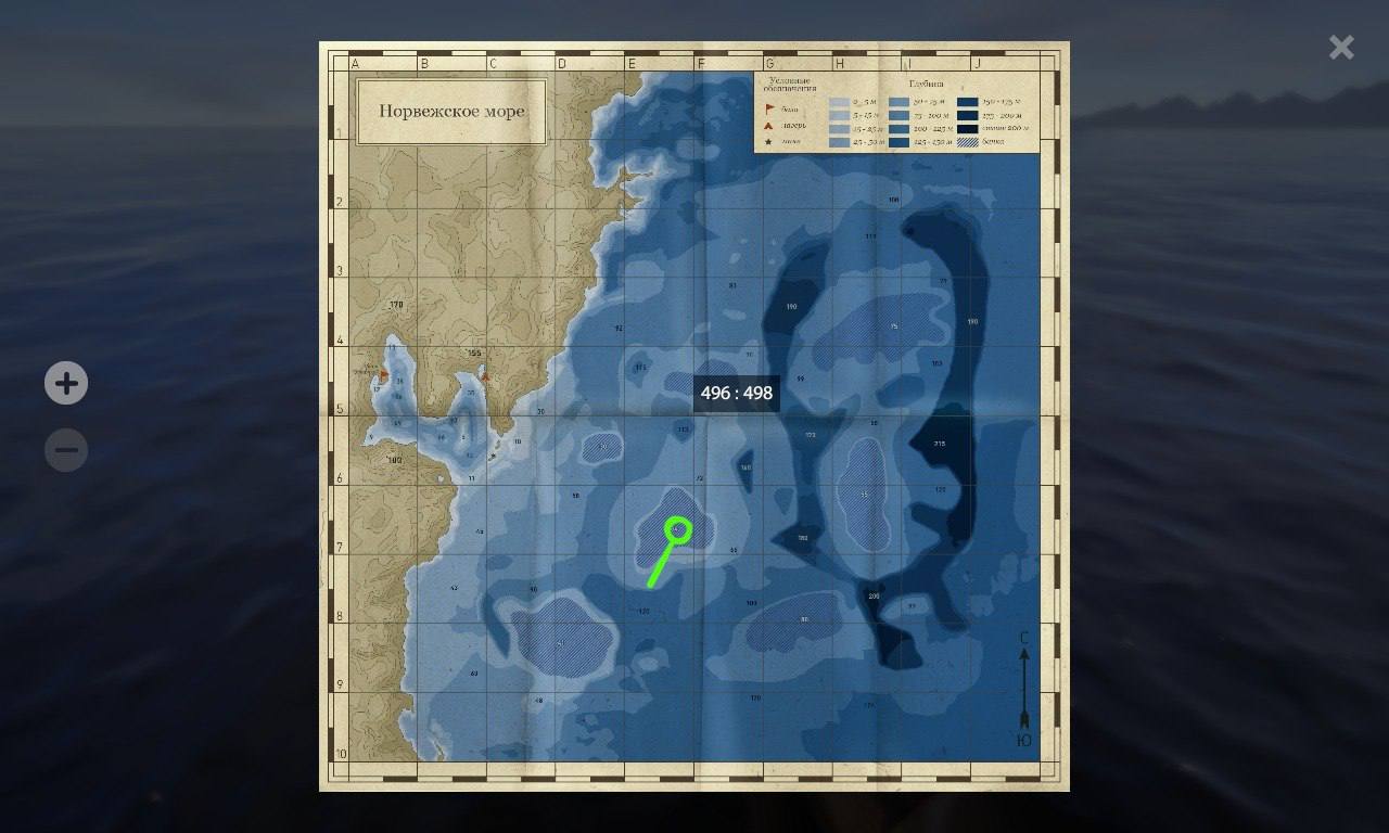 Улов (Сайра атлантическая) на #трофей_rf4map в RF4