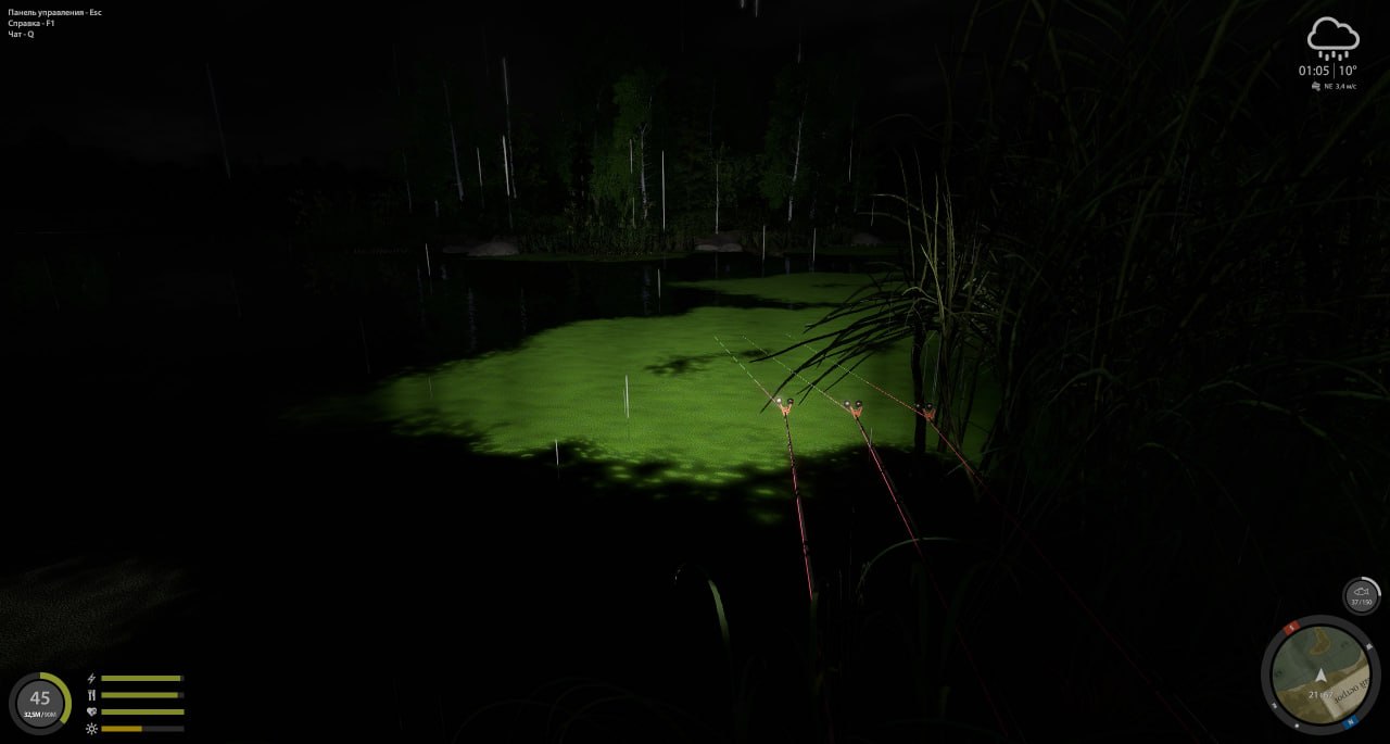 Улов (Амур белый, Амур чёрный, Карп чешуйчатый) на #трофей_rf4map в RF4