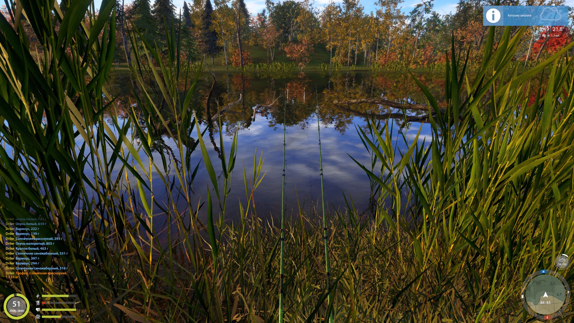 Улов (Разнорыбица) на #трофей_rf4map в RF4