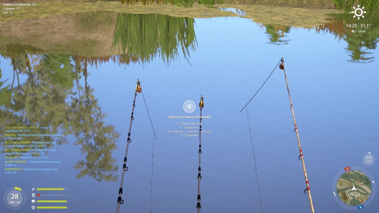 Улов (Буффало большеротый) на #трофей_rf4map в RF4