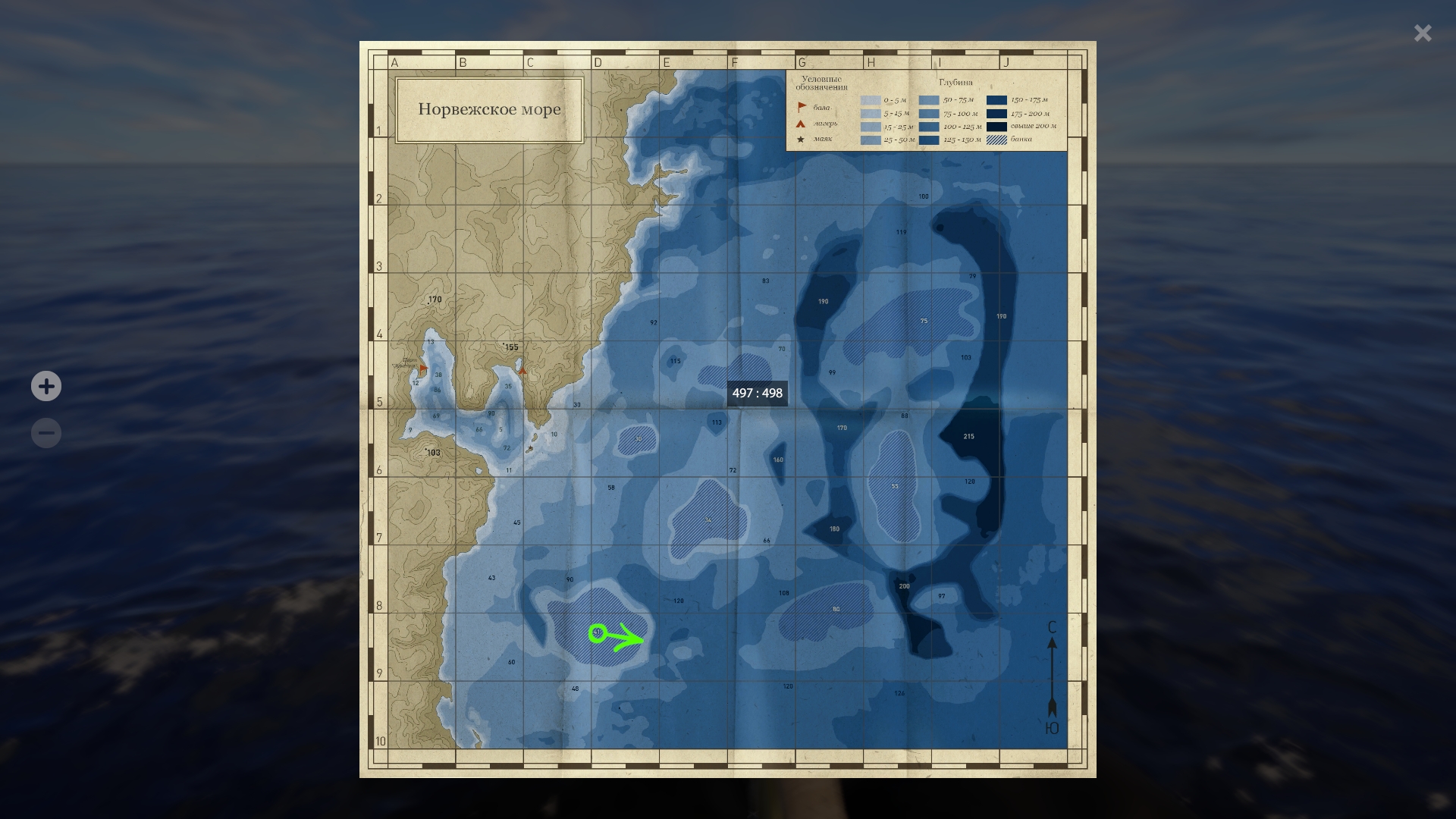 Улов (треска, фарм) на #трофей_rf4map в RF4