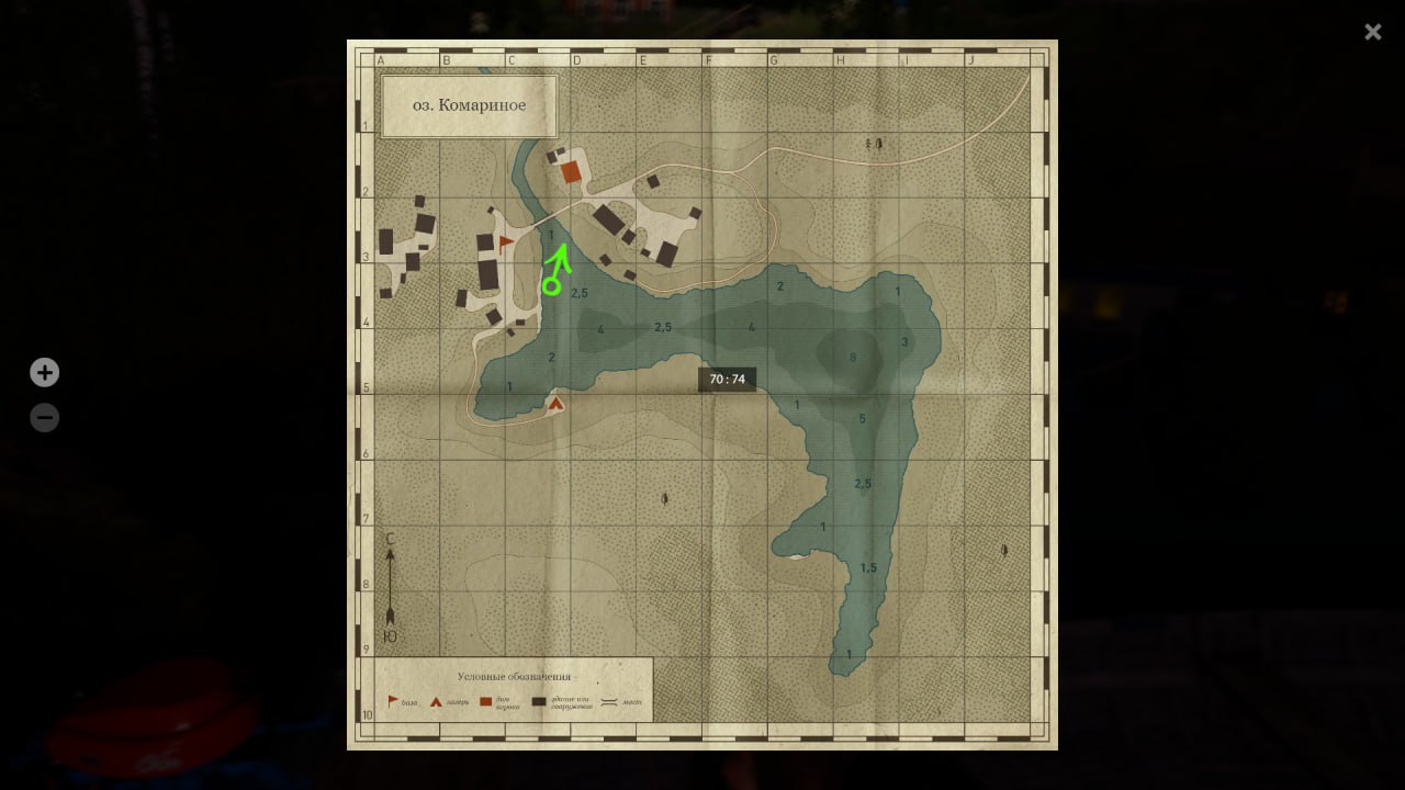 Улов (Карась серебряный) на #трофей_rf4map в RF4