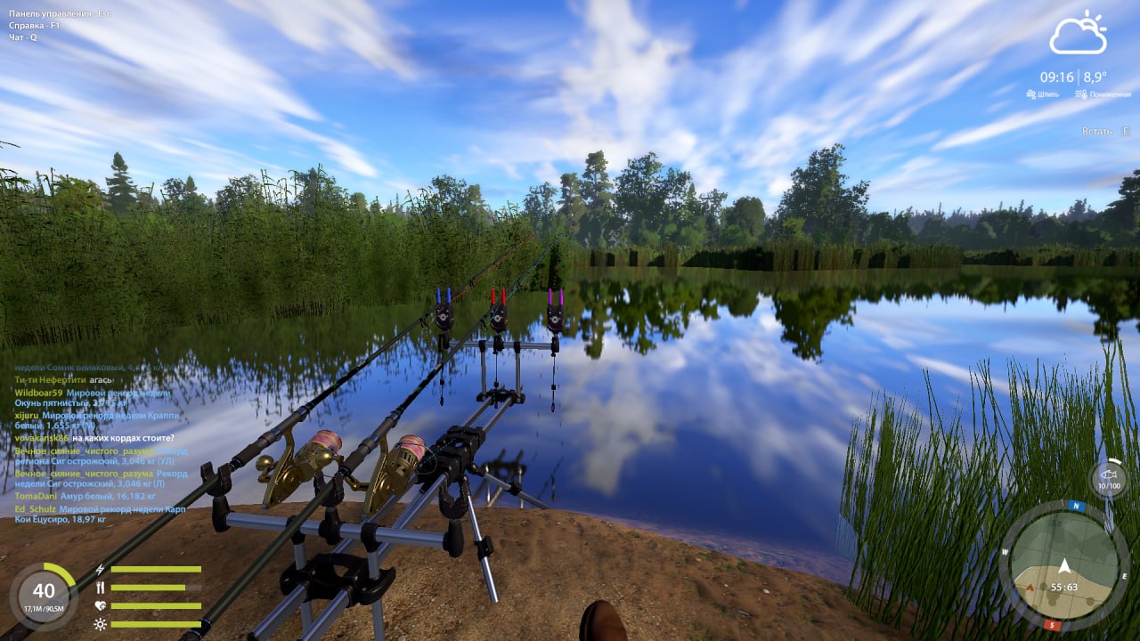 Улов (Амур белый) на #трофей_rf4map в RF4