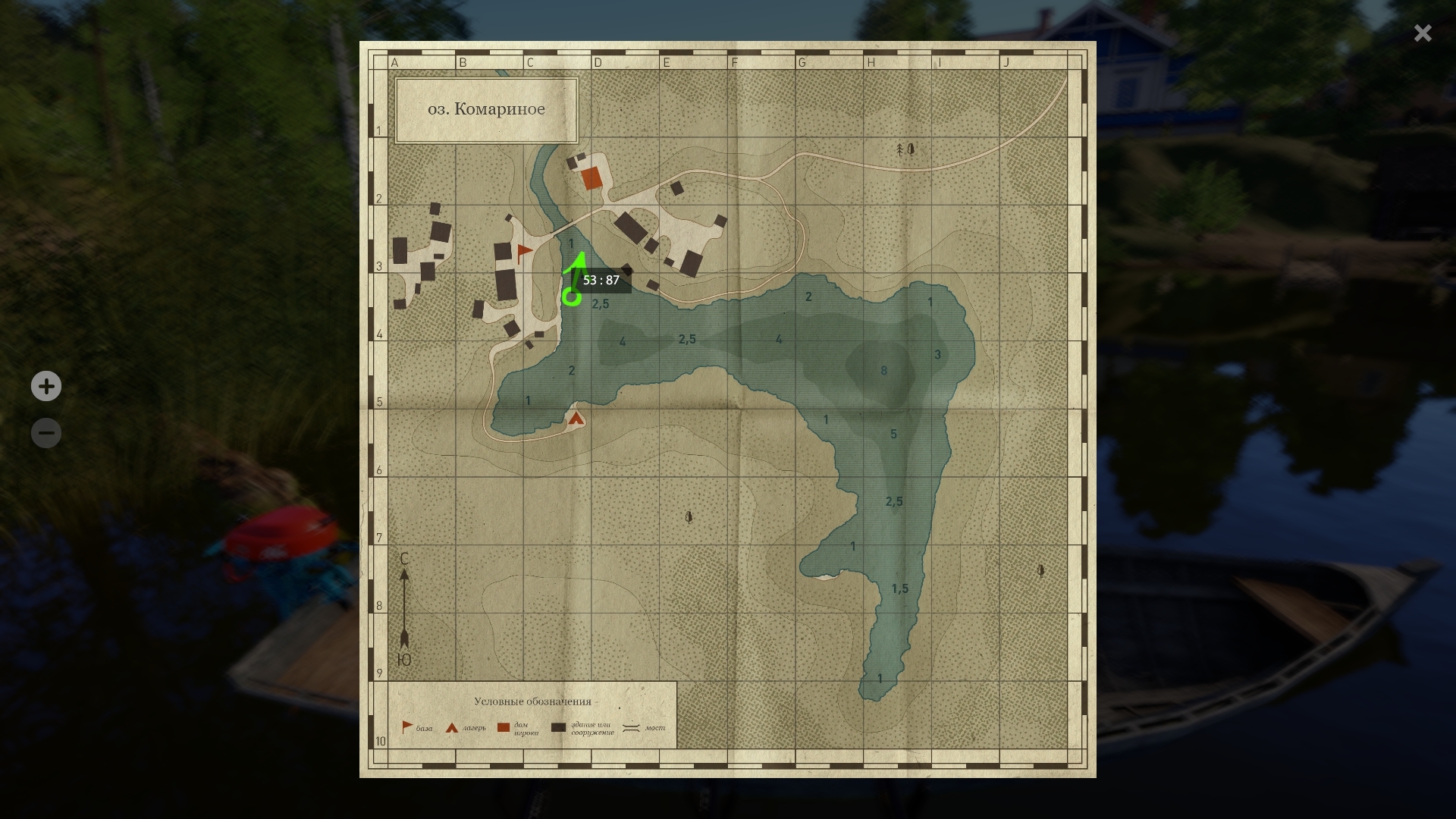 Улов (карась золотой, карась серебряный) на #трофей_rf4map в RF4