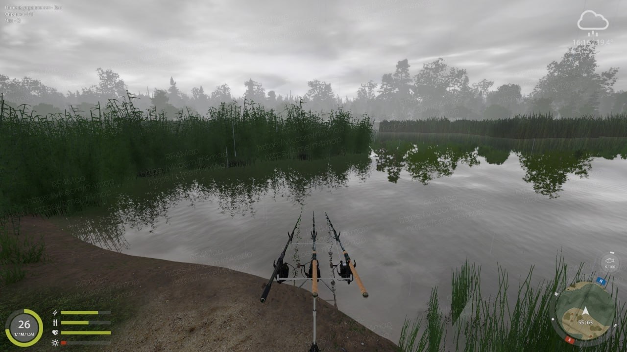 Улов (Амур белый) на #трофей_rf4map в RF4