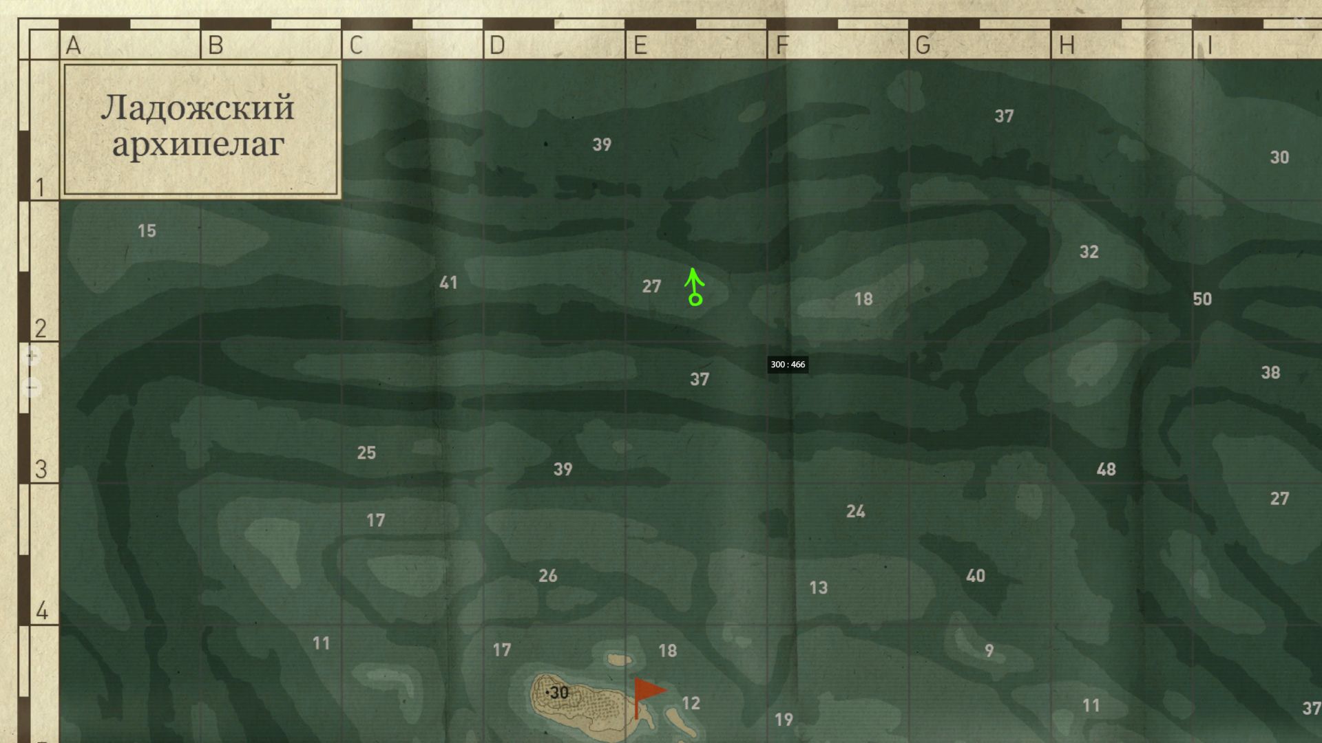 Скриншот точки клева на #трофей_rf4map