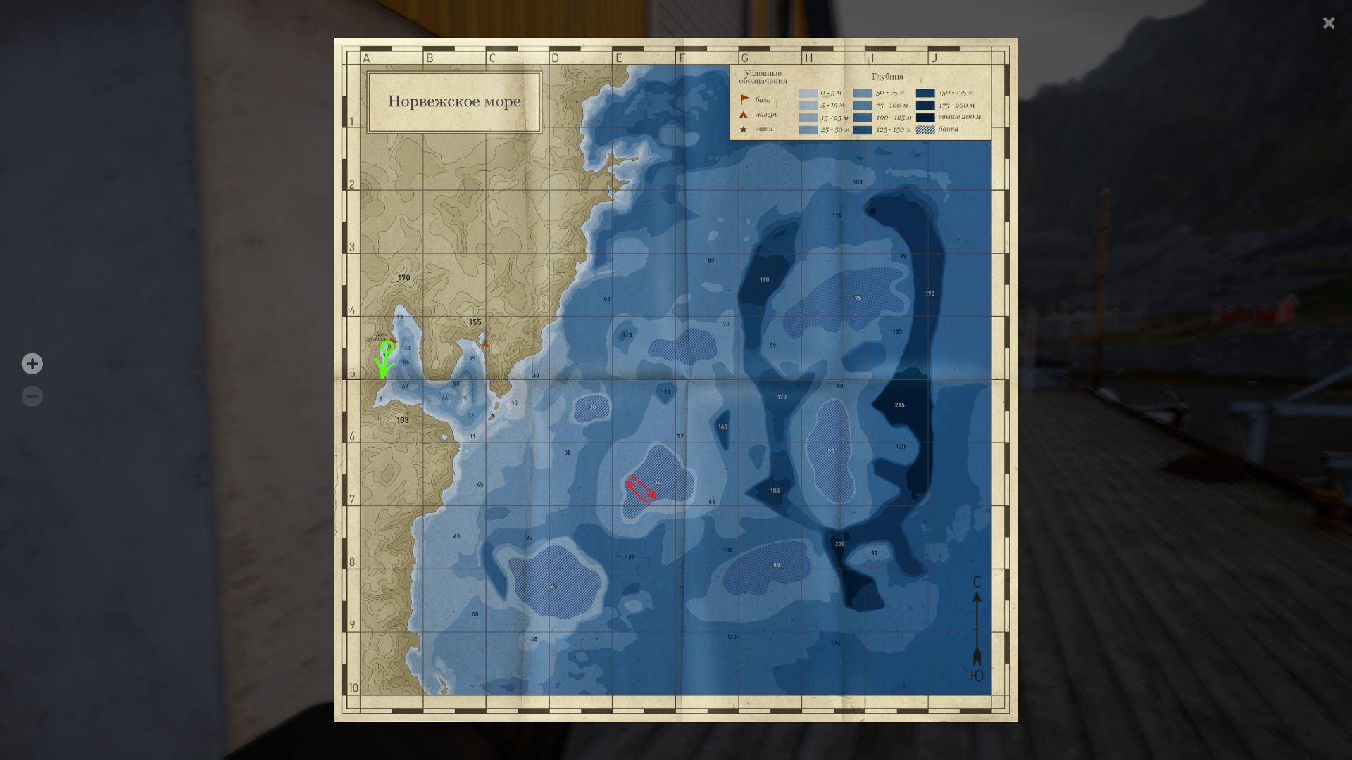 Скриншот точки клева на #фарм_rf4map