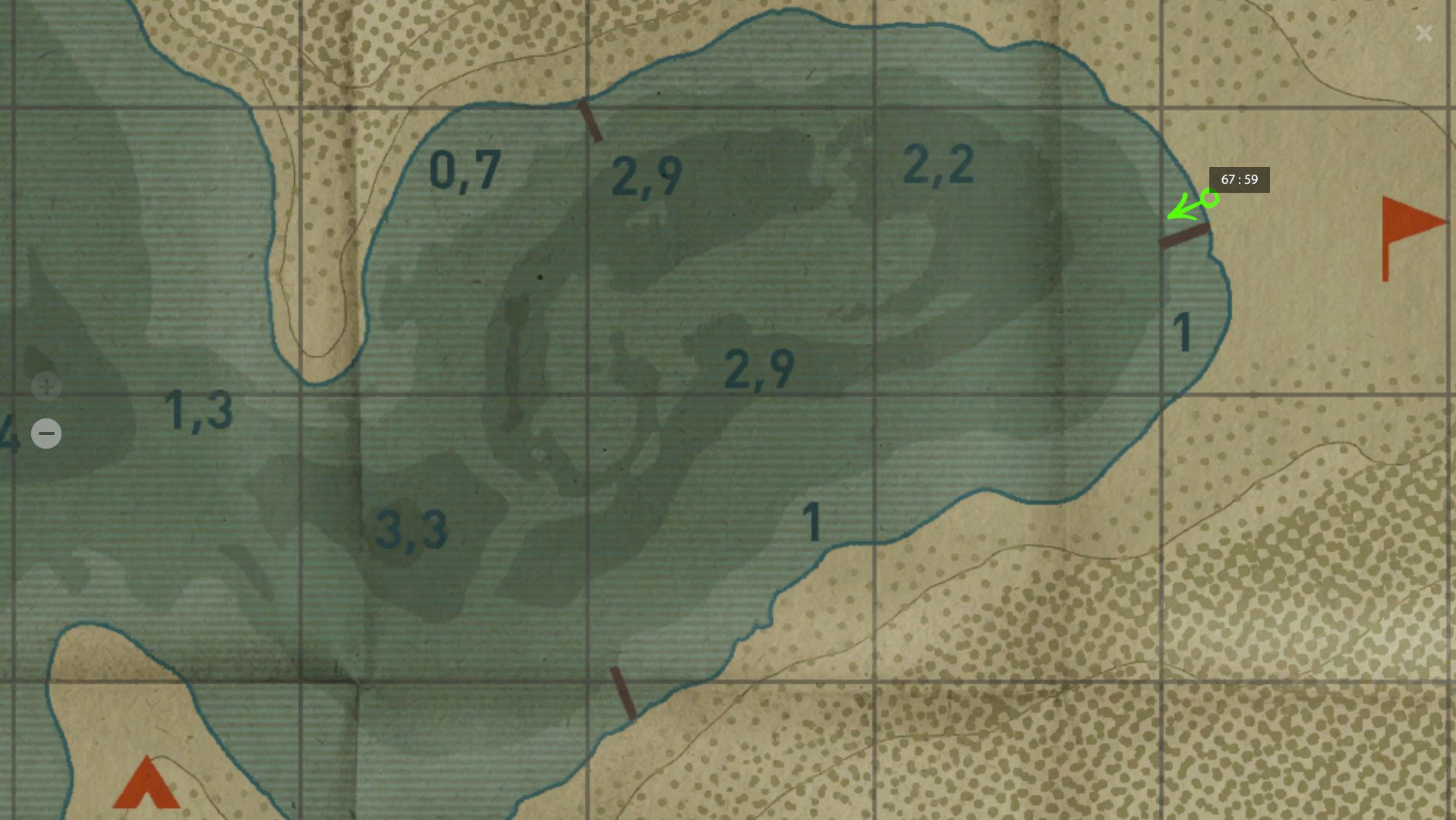 Скриншот точки клева на #фарм_rf4map