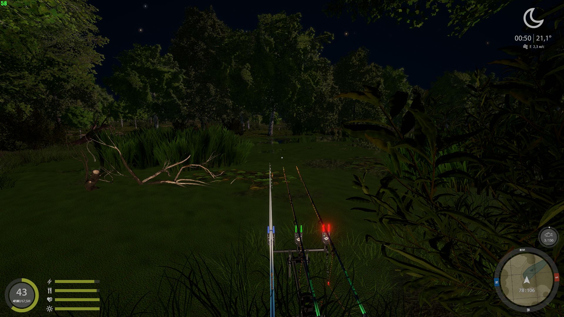 Скриншот точки клева на #донец_rf4map